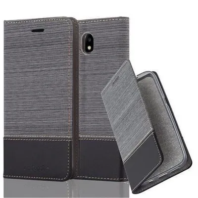 Image de Cadorabo Housse pour Samsung Galaxy J5 2017 Housse en gris Housse pour portable Etui Book Case Cover
