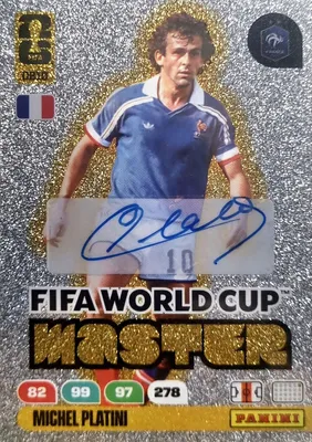 Obrázok produktu pre Platini Autograph 2026 Db10 Fifa World Cup Master Michel Platini Autograph