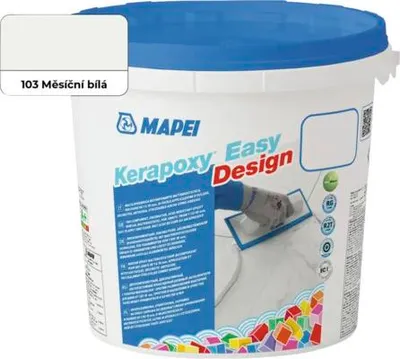 Obrázek produktu pro MAPEI® KERAPOXY Easy Design 2K 3 kg 103 měsíční bílá Epoxidová pryskyřice pro spárování obkladů a dlažeb
