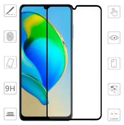 Obrázek produktu pro Pro ZTE Blade A54 2x 3D Display Full LCD H9 Tvrzené sklo Boční ochrana