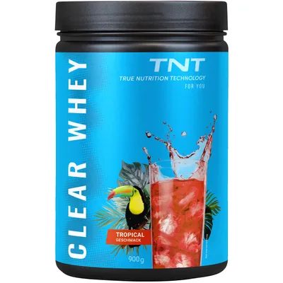 Produktbild von TNT Clear Whey Isolate (900g) - Protein Shake lecker(er) wie ein Eistee - Tropical