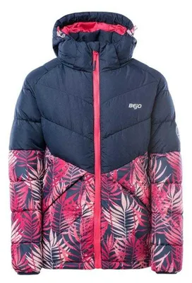 Produktbild von Bejo - "Baldey II" Steppjacke für Mädchen PP14101 (134) (Dunkles Marineblau/Pink)