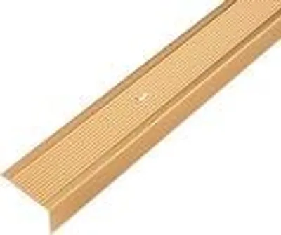 Produktbild von Alberts Treppenkanten-Schutzprofil Aluminium, goldfarbig eloxiert 2000 x 45 x 23 mm