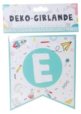 Produktbild von Girlande Endlich Schulkind Schulanfang Einschulung Deko 1. Schultag