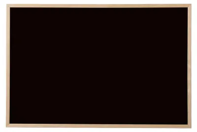 Image de Tableau à craies Bi-Office bois naturel noir 800 x 600 mm