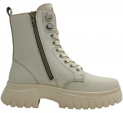 Productafbeelding van Rieker  Damenschuhe Schnürstiefel Weiß Freizeit