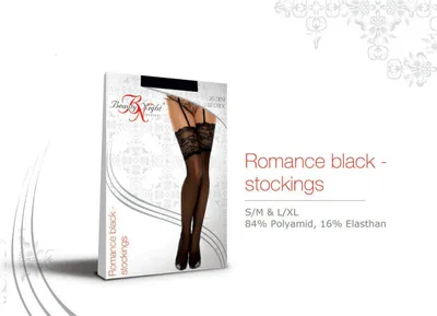 Immagine prodotto di BN Romance calze nere 20DEN S/M