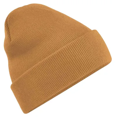Image de Bonnet tricoté unie Beechfield pour adultes FK1482 (taille unique) (caramel)