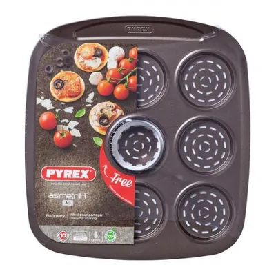 Produktbild von Backblech für Mini-Pizzen - Pyrex | Asimetria