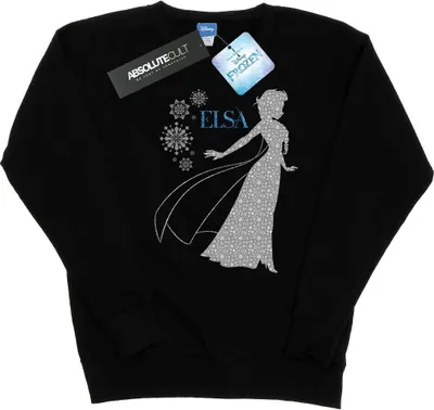 Produktbild von Disney - "Frozen" Sweatshirt für Damen BI6138 (XL) (Schwarz)