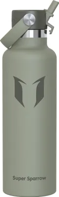 Produktbild von Sparrow Trinkflasche Edelstahl 750ml FlipFlow Thermosflasche mit Strohhalm