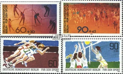 Produktbild von Briefmarken Berlin (West) 1981 Mi 645-646,664-665 (kompl.Ausg.) gestempelt Sporthilfe
