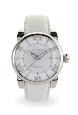 Produktbild von 0590V12-00MWPSW Italy Uniuhr Toscano Automatik weiß Ref. 590 Locman