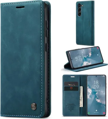 Produktbild von Samsung Galaxy S23 Hülle - CaseMe 013 Klapphülle - Blau