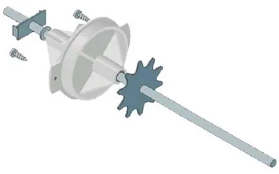 Zdjęcie produktu dla ROLLY TOYS Hinterachse 10 mm 12er Ritzel Ersatzteil 38601000000