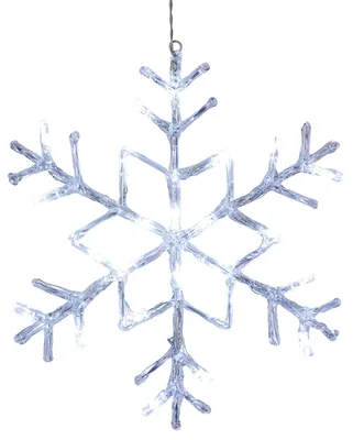 Produktbild von Best Season LED-Acryl-Schneeflocke "Antarctica" 24 cool white LED, ca. 40 Ø cm,  Trafo, outdoor, 583-91