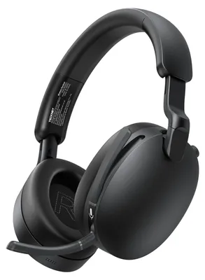 Zdjęcie produktu dla Słuchawki hybrydowe z aktywną redukcją szumów (ANC), zestaw słuchawkowy Bluetooth z mikrofonem. Wiele sposobów połączenia, szybkie ładowanie, 100 godzin pracy na baterii. Słuchawki nauszne Bluetooth z przyciskiem wielofunkcyjnym (MFB)