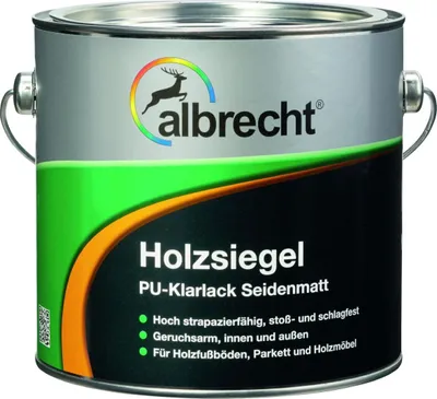 Produktbild von Albrecht Holzsiegel Polyurethan2,5 L farblos seidenmatt