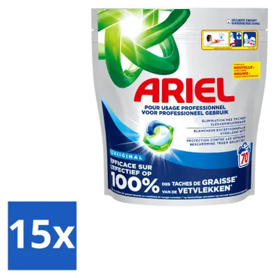 Produktbild von 15 x Ariel All-in-1 Pods Regular - Waschmittel - Vorteilspackung - 15 Stücke