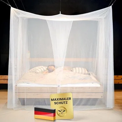 Produktbild von Faltbares Moskitonetz für Betten bis 200x200 cm, Mücken- und Insektenschutz