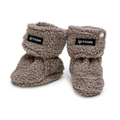 Produktbild von T-TOMI Krabbelschuhe TEDDY Grey (9–12 Monate) WARM