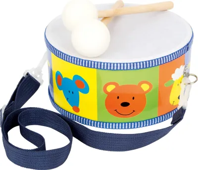 Zdjęcie produktu dla Small Foot 3315 Zwierzęta perkusyjne z regulowanym paskiem do przenoszenia i pałeczkami perkusyjnymi (1 szt.)