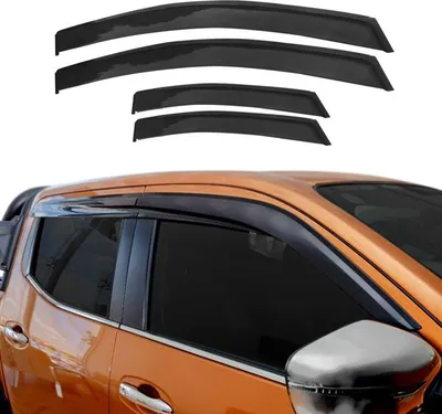 Produktbild von 4x Windabweiser Regenabweiser für Isuzu D-Max 2019-2025 Acryl Dunkel