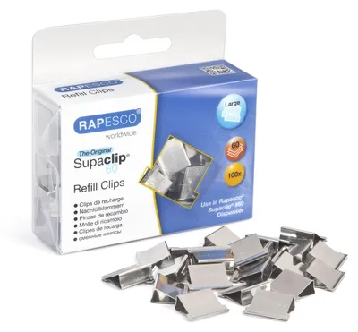 Supaclip 60 Klemmen, 100 Stück, rostfrei