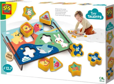 Image de Jeu éducatif, SES Creative, Bois, 1 an et plus, Multicolore