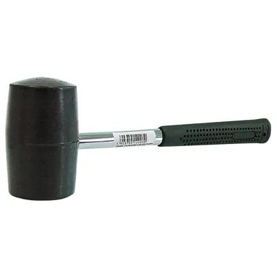 Obrázek produktu pro Pryžové kladivo 450g, fi-55mm, kovovo-pryžová rukojeť