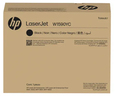 Zdjęcie produktu dla HP 159Y Black Contract LaserJet Toner Cartridge, 26000 stron(y), Czarny, 1 szt.