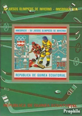 Produktbild von Briefmarken Äquatorialguinea 1976 Mi Block206 (kompl.Ausg.) postfrisch Olympische Winterspiele 76