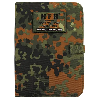 Produktbild von MFH Terminplaner, A5, flecktarn, Ringbuchhalterung, Blätter