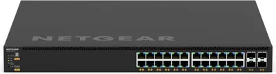 Obrázek produktu pro NETGEAR GSM4328-100AJS, Řízený, L3, Gigabit Ethernet (10/100/1000), Podpora napájení po Ethernetu (PoE), Instalace do racku, 1U