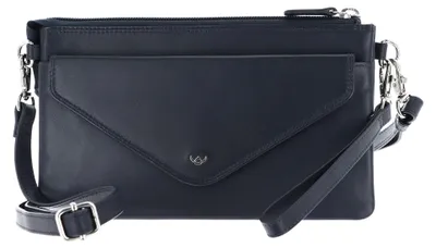 Image de Golden Head Cuir sac à poignet sac à épaule bandoulière Polo RFID Protect Mini-Tasche 8216 Marineblau bleu marine