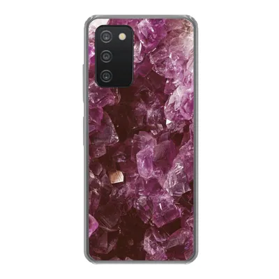 Produktbild von MuchoWow® Handyhülle Schutzhülle Hülle für Samsung galaxy a73 Edelsteine - Amethyst - Kristalle und Edelsteine Silikon Softcase Handy Hülle - Handyhülle