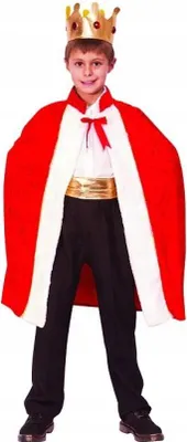 Obrázok produktu pre Kostým kráľa Kostým kráľa vládcu plášť jasličková hra predstavenie 110/120cm