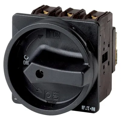 Produktbild von Eaton P3-63/EA/SVB-SW/HI11, Kippschalter, 3P, Schwarz, IP65, 87 mm, 87 mm