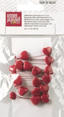 Produktbild von KNORR PRANDELL 218236909 Dekodraht mit Herzen 15 m