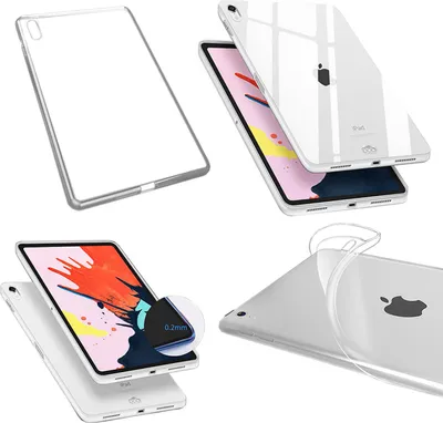 Produktbild von Pre Apple iPad 10,2 palca 2019 / 2020 / 2021 7. / 8. / 9. generácie Priehľadný kryt Puzdro TPU silikónové tenké