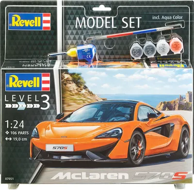 Produktbild von Revell Model Set McLaren 570S - Auto-Modellbausatz; 67051