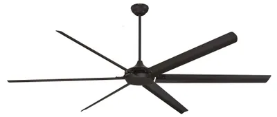 Image de Ventilateur de plafond avec télécommande Widespan Noir 254 cm