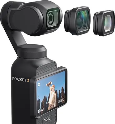 Produktbild von INF Pocket 3 Makroobjektiv: Optisches Glas, Aluminiumlegierung, Schwarz
