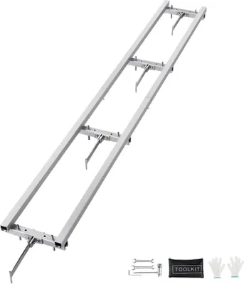 Obrázok produktu pre 274 cm vodiaci systém pre prenosnú pílu - Reťazová píla - Reťazová píla - Hliníkové a železné materiály - Kompatibilné s rôznymi reťazovými pílami a reťazovými pílami