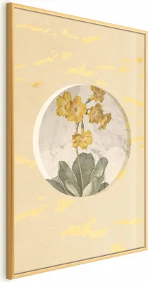 Produktbild von Posterpapier Poster - Flower in a Circle 40x60 cm Blumen b-A-0393-ao-a