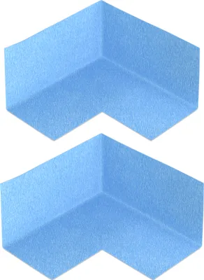 Produktbild von Isolbau Innenecke P3 Blau - 2 Stück - Wasserdichtes Eck-Dichtband für Sanitär, Dusche, Bad, Fliesen, Balkon Eckabdichtung Dichtecke Abdichtung für Innen- & Außenbereich