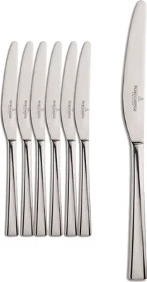 Produktbild von Picard & Wielpütz - 12 Dessert Vorspeisenmesser - Serie Monterey bright steel - Edelstahl - poliert - spülmaschinenfest, Size:6 Stück