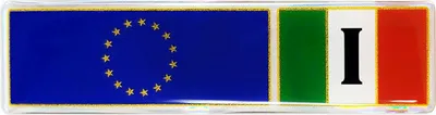 Image de Sticker 3D Badge Europe - Italie HQ