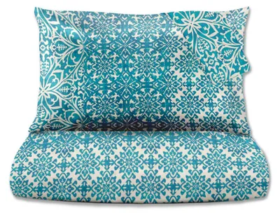 Image de Jeu de housse de couette en coton pour lit double