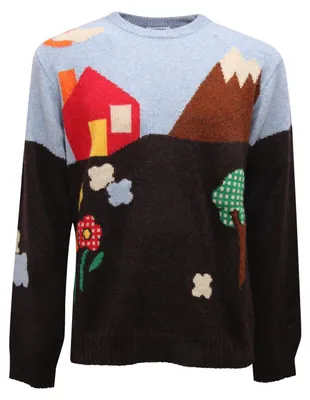 Productafbeelding van Q5166 Trui voor heren, merk Moschino, wollen trui